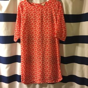 Cute Gap Kitty shift dress EUC